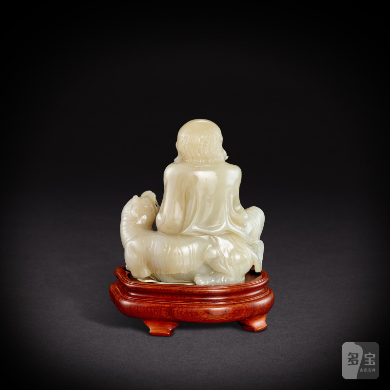 A set of eighteen jade Luohan figures, 20th century | 二十世紀 玉雕十八羅漢一套 - 图26